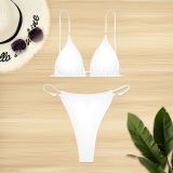 Two Pieces Swimsuit Women Solid Color Sexy Bikini