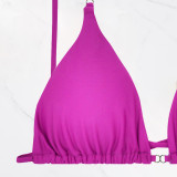 Two Pieces Swimsuit Women Solid Color Sexy Bikini