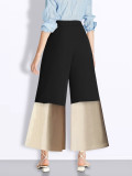 Women Casual Patchwork Pants