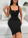 Women sexy suspender Bodycon dress