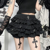 Women spring sexy cross pendant skirt pants