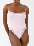 Sexy Lace Strap One-Piece Skinny Sports Casual Bodysuit