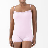 Sexy Lace Strap One-Piece Skinny Sports Casual Jumpsuit