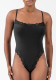 Sexy Lace Strap One-Piece Skinny Sports Casual Bodysuit