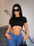 Women sexy spring Summer T-string jumpsuit