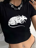 Women Summer Printed T-Shirt