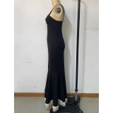 Summer Sexy Bow Strap Slim Mermaid Dress