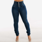 Women Stretchy Denim Pants