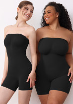 Women's Seamless Strapless Tight Fitting Skim Abdomen One-Piece Shape Jumpsuit Women's Seamless Strapless Tight Fitting Skim Abdomen One-Piece Shape Jumpsuit