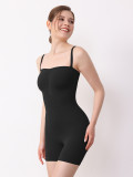 Women's Seamless Strapless Tight Fitting Skim Abdomen One-Piece Shape Jumpsuit