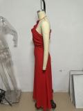 Women Summer One Shoulder Dress