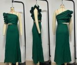 Women Summer One Shoulder Dress