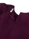 Women Long Sleeve Ruffle Formal Party Bodycon Dresses