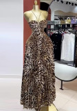 Women Spring Strapless Pleated Dress
