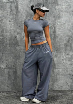 Women Casual Vest Pants Two Piece Set Women Casual Vest Pants Two Piece Set