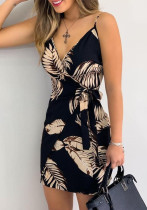Women printed sleeveless Mini Dress Women printed sleeveless Mini Dress