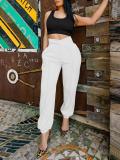 Women Spring Casual Solid Pants