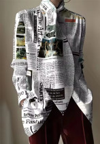 Women Spring Long Sleeve Ribbon Shirt