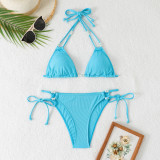 Sexy Pearl Two Pieces Bikini Beach Holidays Swimsuit