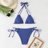 Sexy Pearl Two Pieces Bikini Beach Holidays Swimsuit