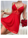 Sexy Lace Strap Mesh Nightdress Underwear Home Clothes Pajamas