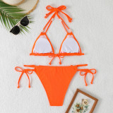 Sexy Pearl Two Pieces Bikini Beach Holidays Swimsuit