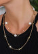 Accessories Pearl Long Multi-Layer Necklace Fashion Stacking Metal Chain