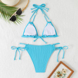 Sexy Pearl Two Pieces Bikini Beach Holidays Swimsuit