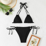 Sexy Pearl Two Pieces Bikini Beach Holidays Swimsuit