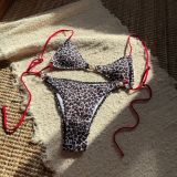 Women Leopard Print Sexy Swimwear
