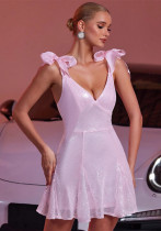 Women Sexy Sequin Party Mini Dress Women Sexy Sequin Party Mini Dress