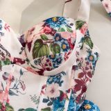 Women summer Strapless suspender dress