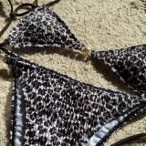 Women Leopard Print Sexy Swimwear