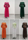 Plus Size Women Casual Pleated Top and Wide Leg Pants Two Piece Set