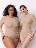 Women's Long-Sleeved High Stretch Tight Fitting Bodysuit