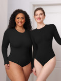 Women's Long-Sleeved High Stretch Tight Fitting Bodysuit