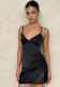 Women Summer Sexy Suspender Drawstring Patchwork Lace Bodycon Dress