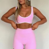 Women sexy fitness yoga clothes Two Piece Set