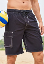 Summer men's Solid beach pants