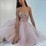 Women pleated party shiny Mini dress（Processing time need 3-6 days）