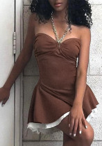 Women Summer Sexy Halter Neck Tassel Backless Dress Women Summer Sexy Halter Neck Tassel Backless Dress