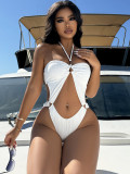 Women's Hollow-Out One-Piece Sexy Bikini Swimsuit