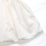 Summer Women's Turndown Collar Textured Mini Dress