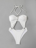 Women's Hollow-Out One-Piece Sexy Bikini Swimsuit