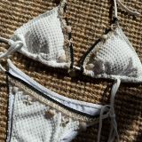 Lace Shell Two Piece Sexy Bikini