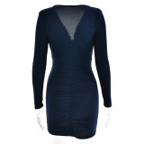 Women Party V-neck Sexy Bodycon Dress