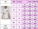 Plus Size Women V-Neck Long Sleeve Solid Pleated Dress with Belt