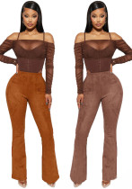 Women Fashion Bell Bottom Pants