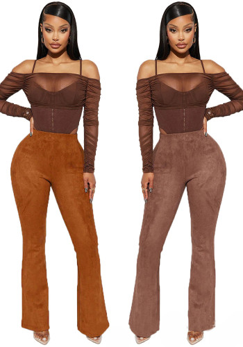 Women Fashion Bell Bottom Pants