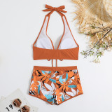 Sexy Printed Two-Piece Bikini Swimsuit for Women